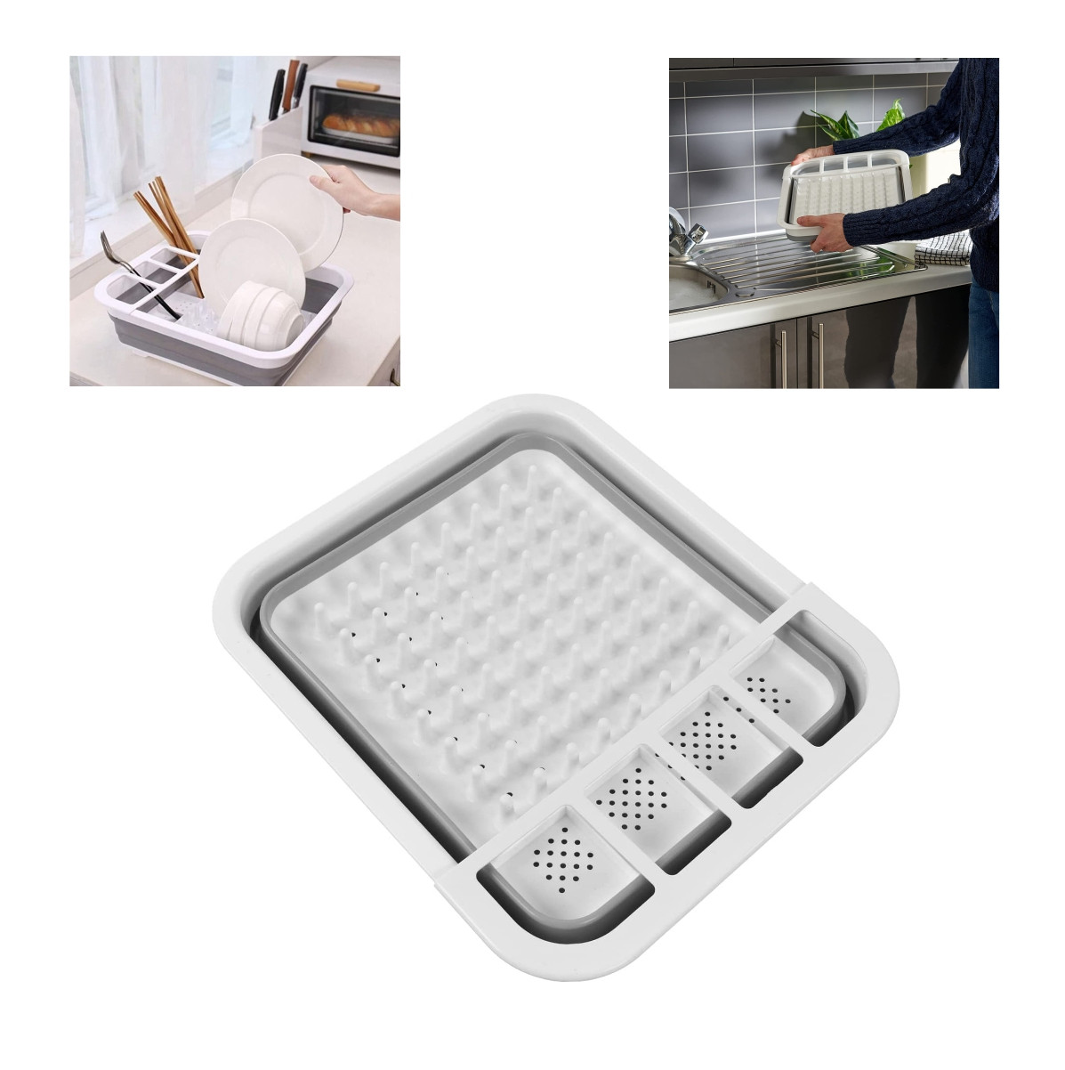 Miniatura 4 de Escurridor De Platos Plegable Cocina